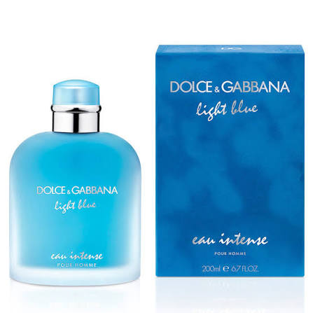 DOLCE AND GABBANA LIGHT BLUE EAU INTENSE POUR HOMME EDP 200ML