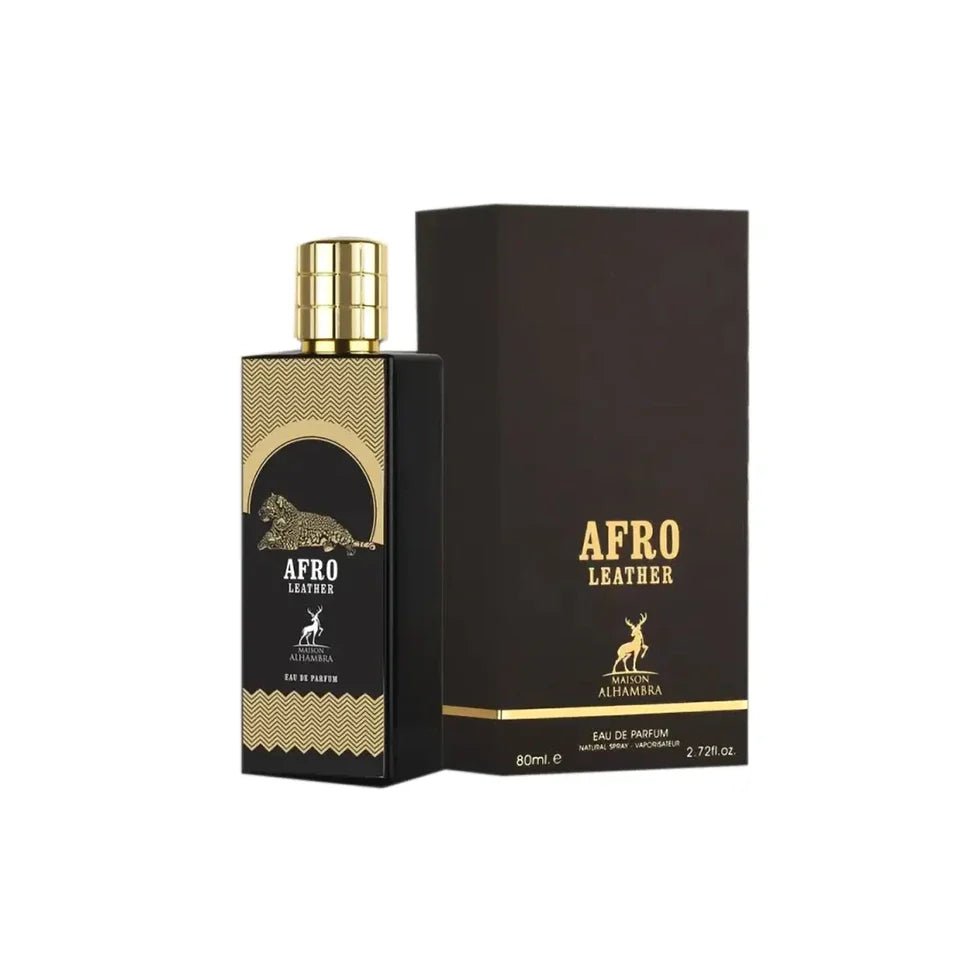 Afro Leather By Maison Alhambra EDP for Men & Women 80ml - Aroma Shimmers Enterprises