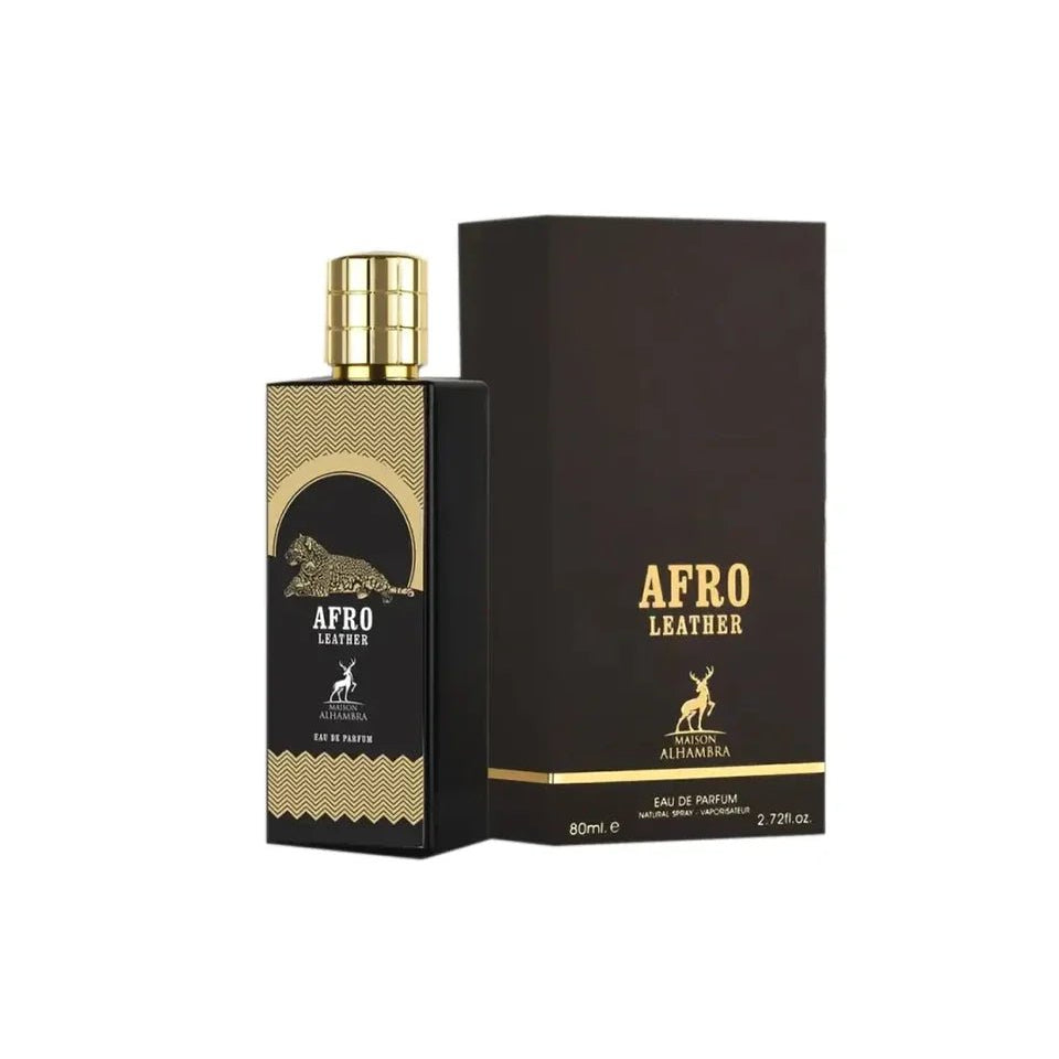 Afro Leather By Maison Alhambra EDP for Men & Women 80ml - Aroma Shimmers Enterprises
