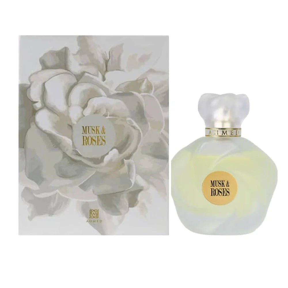 Ahmed Al Maghribi Musk & Roses Eau De Parfum For Unisex 75ml - Aroma Shimmers Enterprises