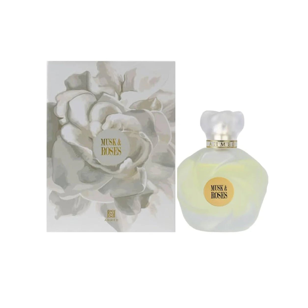 Ahmed Al Maghribi Musk & Roses Eau De Parfum For Unisex 75ml - Aroma Shimmers Enterprises