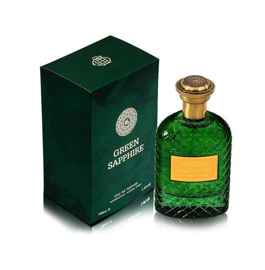Fragrance World Green Sapphire Eau De Parfum 80ml For Men - Aroma Shimmers Enterprises