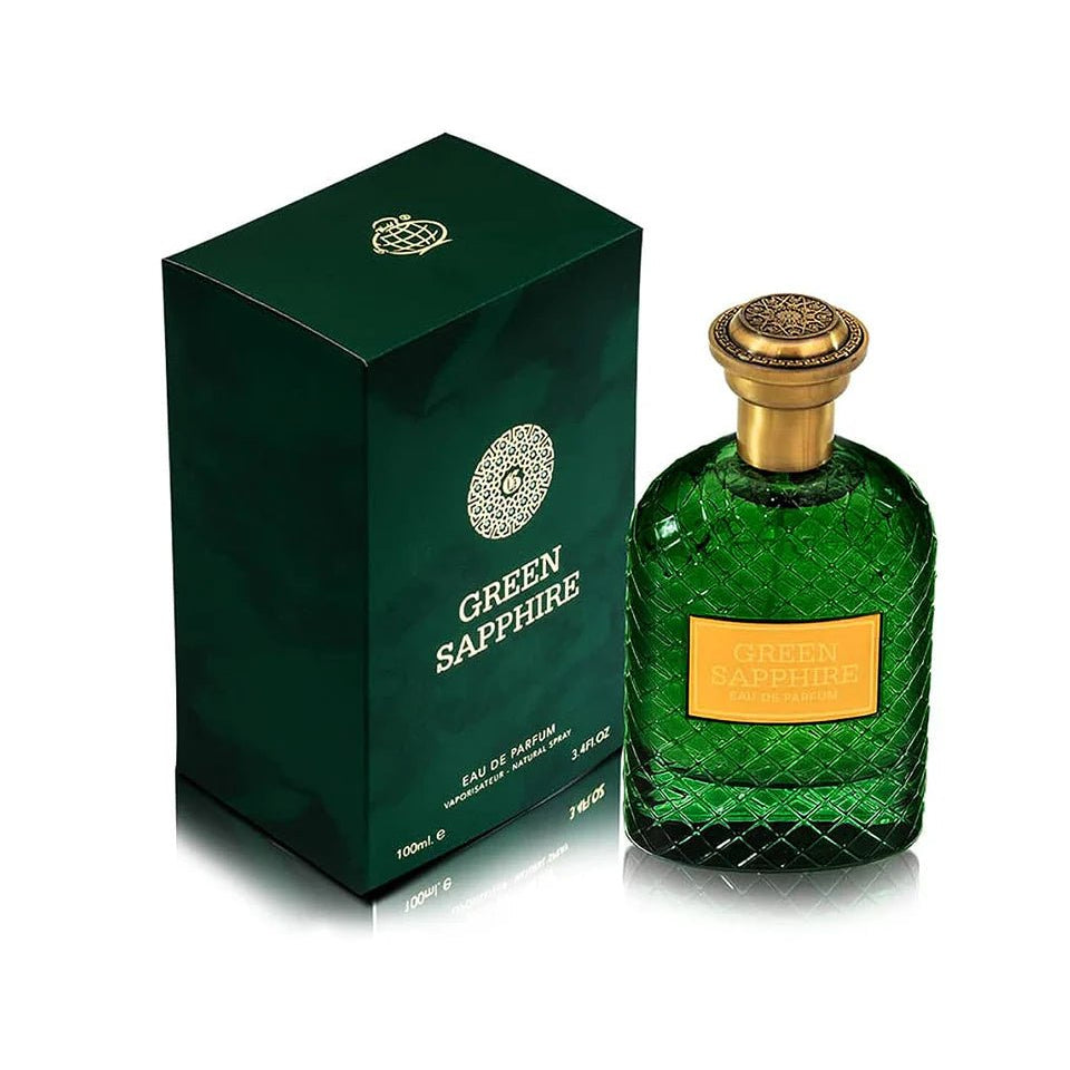 Fragrance World Green Sapphire Eau De Parfum 80ml For Men - Aroma Shimmers Enterprises