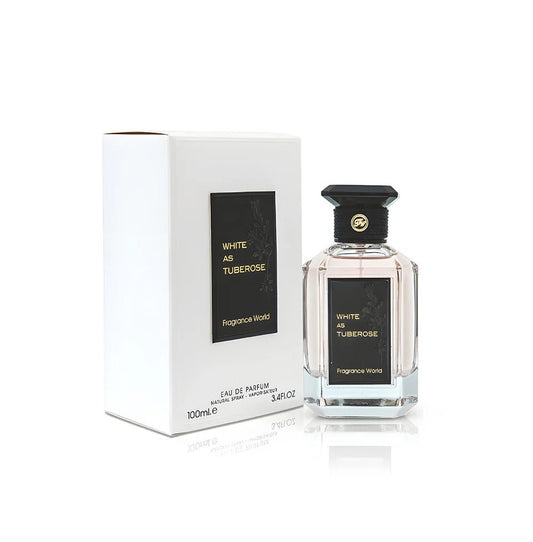 Fragrance World White As Tuberose Eau De Parfum 100ml For Men & Women - Aroma Shimmers Enterprises