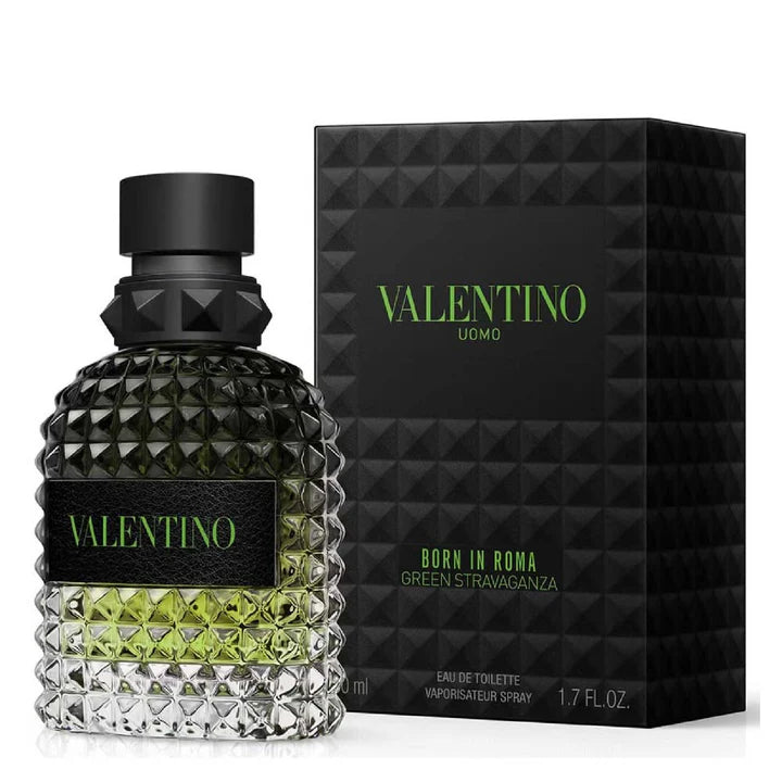 Valentino Uomo Born in Roma Green Stravaganza Eau De Toilette 100ml For Men
