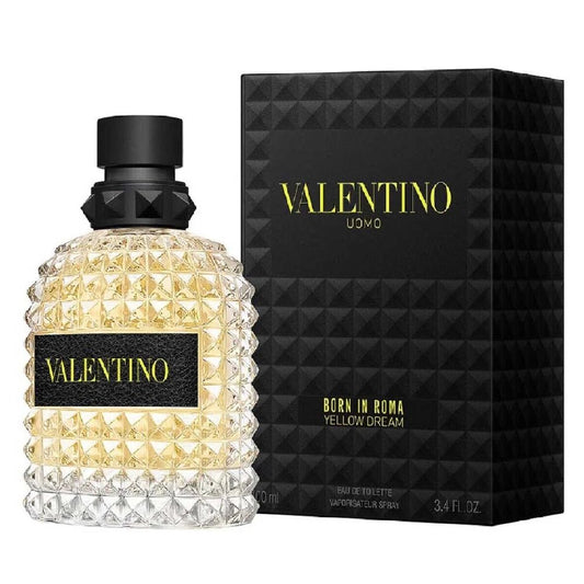 Valentino Uomo Born In Roma Yellow Dream Eau De Toilette For Men 100ml - Aroma Shimmers Enterprises