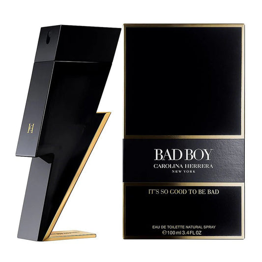 Carolina Herrera Bad Boy Eau De Toilette For Men 100ml - Aroma Shimmers Enterprises