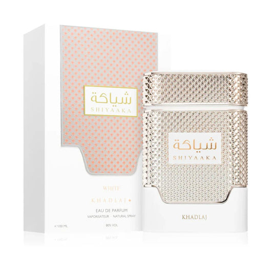 Khadlaj Shiyaaka White Eau De Parfum For Unisex 100ml - Aroma Shimmers Enterprises