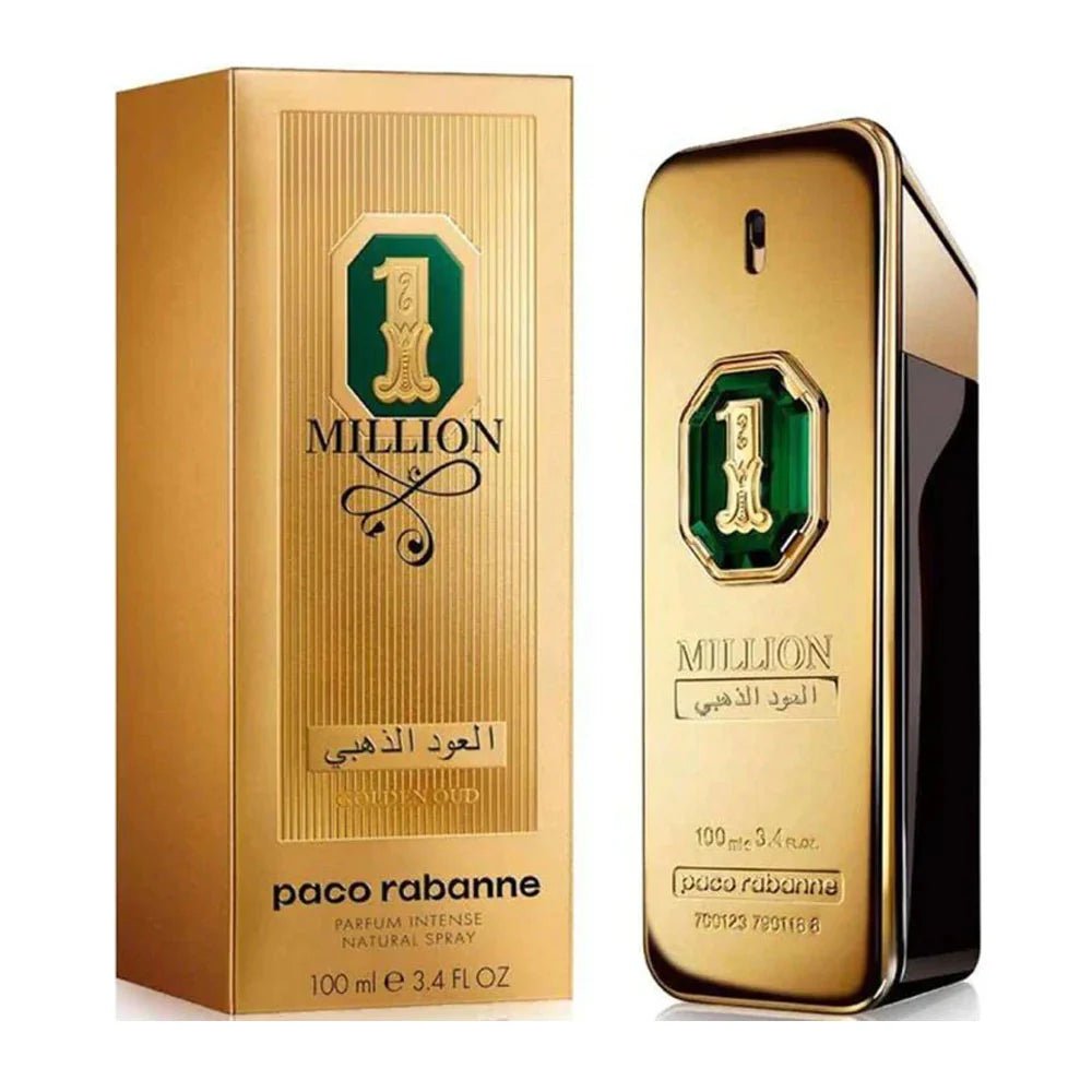 Paco Rabanne 1 Million Golden Oud Parfum Intense For Men 100ml - Aroma Shimmers Enterprises